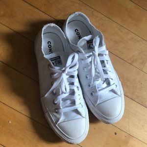 All White Converse